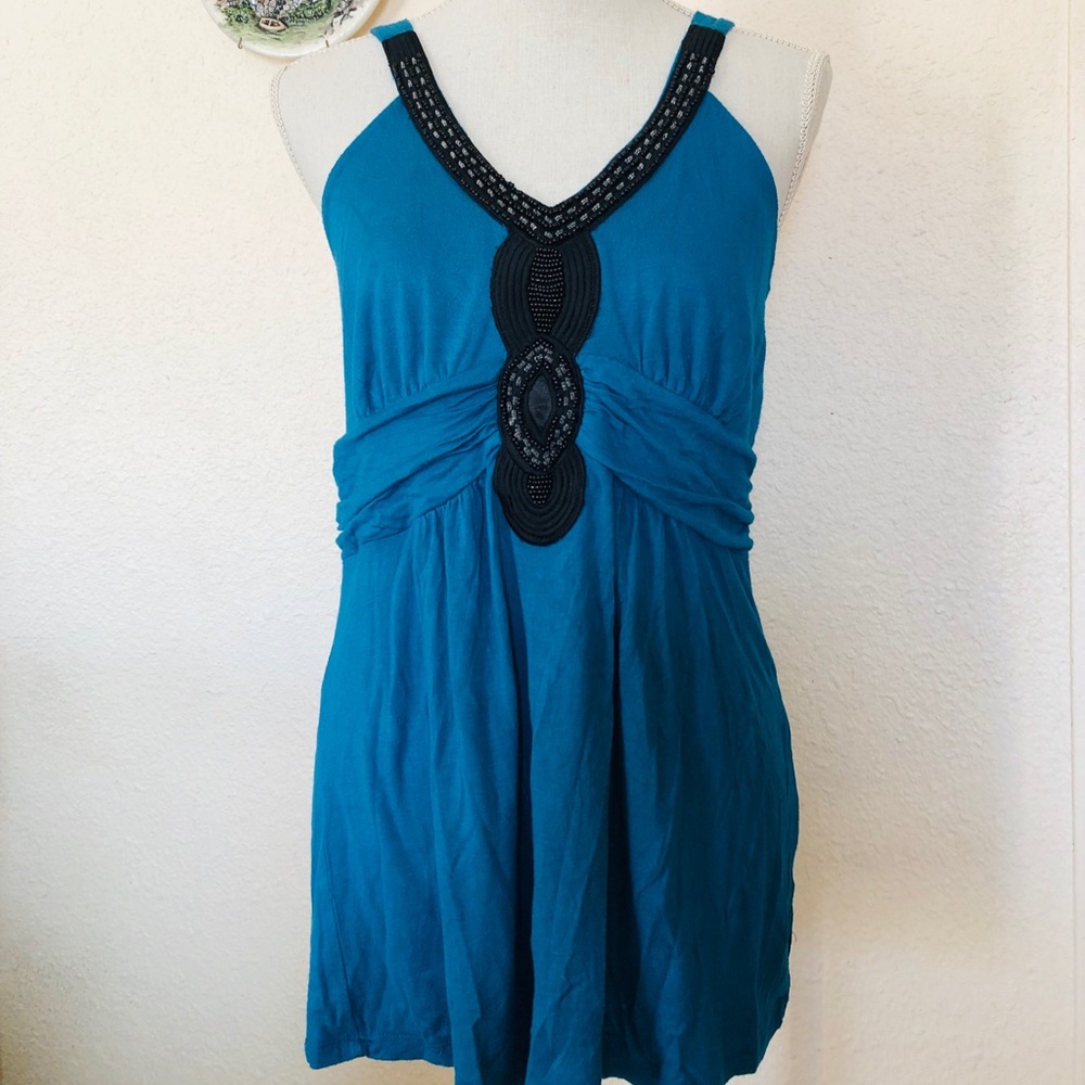 3/$10 STUDIO Y Embellished Tank, size L